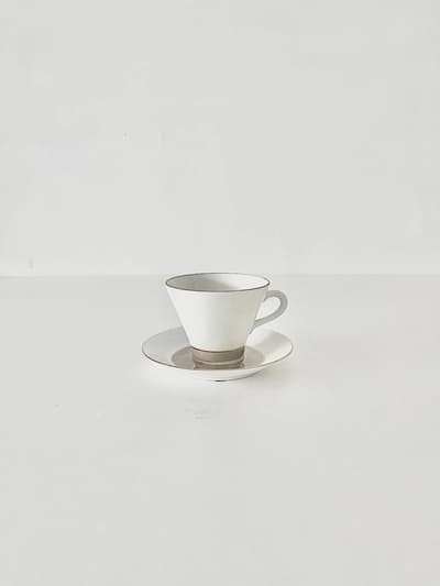 【北欧Vintage】ARABIA　Harlekin　カップ＆ソーサー　２ 画像1