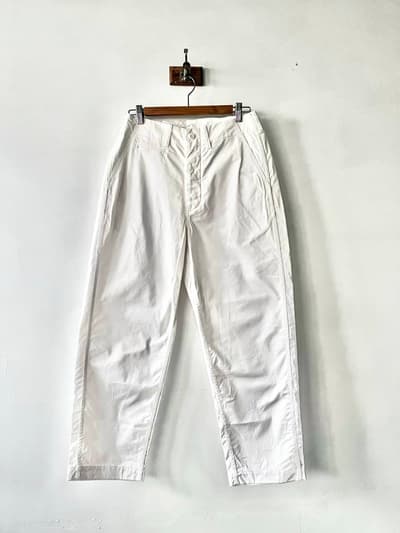 【未使用】NATURAL LANDRY　ベーシックチノパンツ ホワイト　サイズ２ 画像1