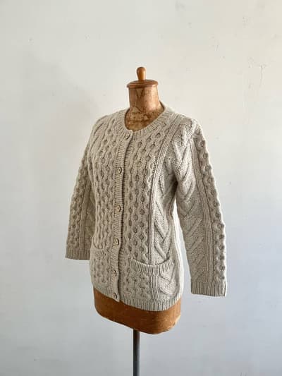 Spick & Span　アランニットカーディガン 画像1