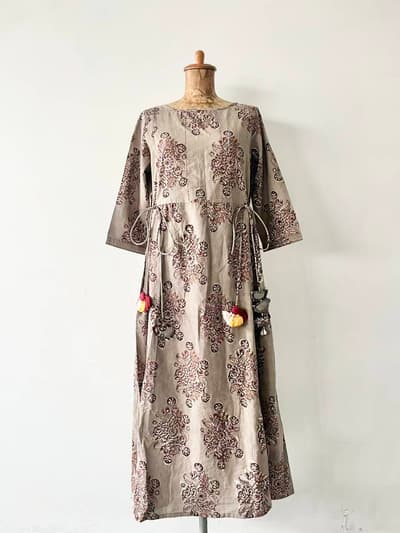 【美品】SWADESH　タッセルワンピース　サイズS  画像1