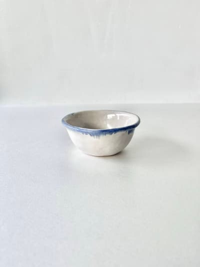 【美品】　木のね　まるでホーローのような丸ボール(小)  画像1