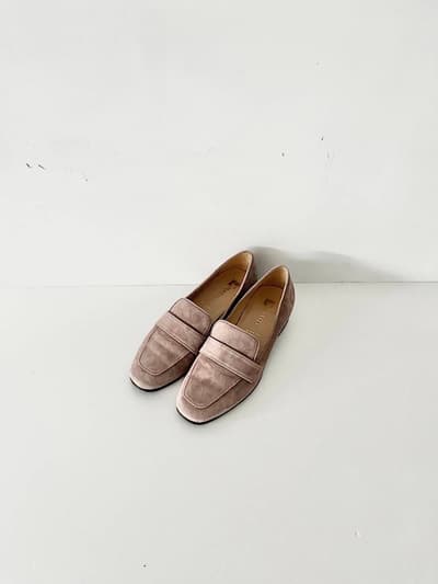 【美品】PASCUCCI　スウェード　ローファー　サイズ37　イタリア　 画像1