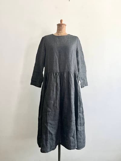 【美品】fog linen works　ロッタワンピース　テオ　リトアニアリネン 画像1