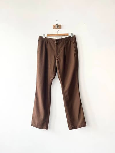 【Men's】nonnative　DWELLER CHINO TROUSERS 02 HIGH TWIST COTTON TWILL　ブラウン　コットンパンツ　サイズ２ 画像1