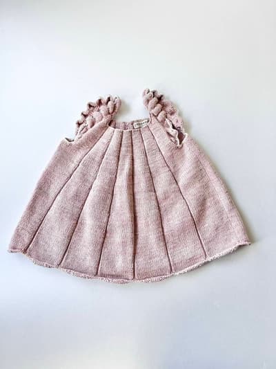 【KIDS】MISHA PUFF ニット　2way　トップス　ワンピース ピマコットン 画像1