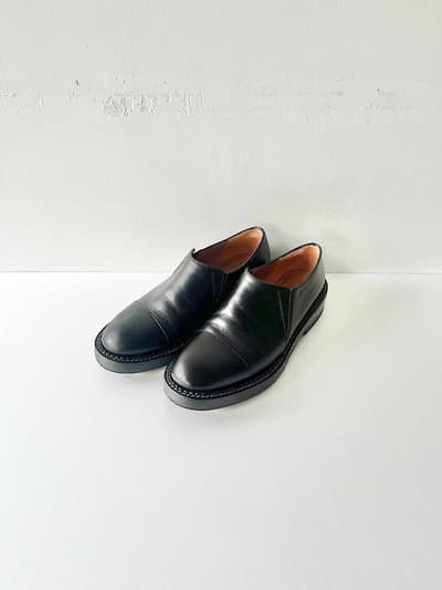 　【美品】MARNI　ローカット　サイドゴアブーツ　サイズ38　黒　カーフレザー 画像1