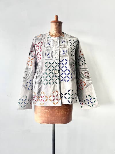 【美品】pokipcee　キルティングジャケット　インド製 画像1