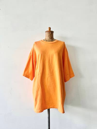 LOS ANGELES APPAREL　半袖Tシャツ　オレンジ　サイズL  画像1