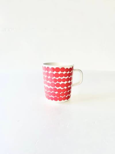 【未使用】marimekko siirtolapuutarha　シイルトラプータルハ マグ250ml レッド 画像1