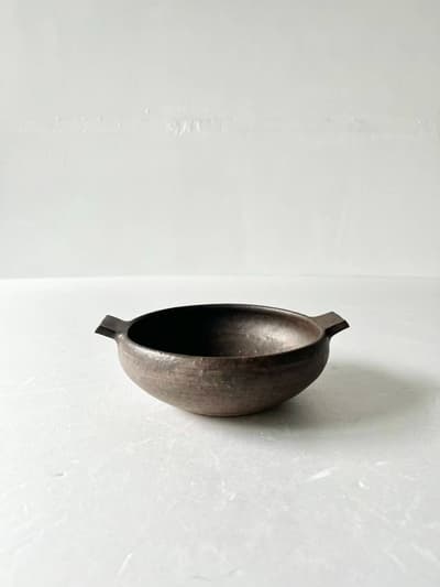 【美品】清岡幸道　グラボウル　茶　2 画像1