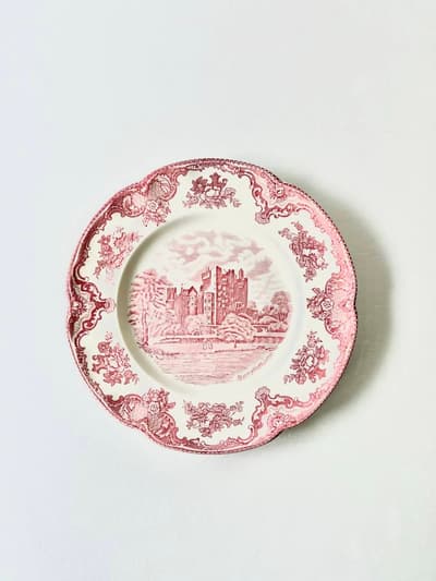【英ヴィンテージ】Johnson Bros Old Britain　25cmプレート　1 画像1