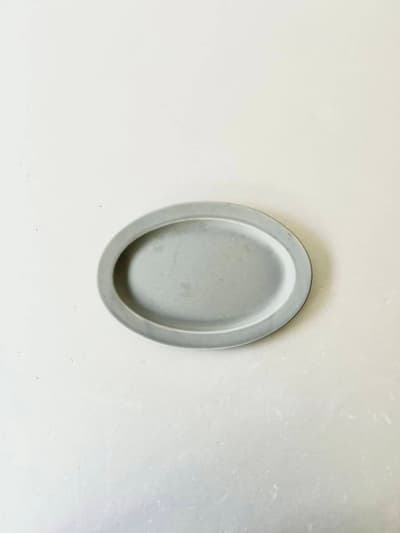 【美品】作山窯　SAKUZAN　オーバル　グレー 画像1
