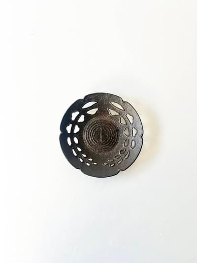 南部鉄器　茶托（藤透かし）鈴木盛久工房　 画像1
