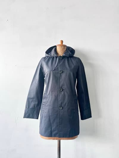 【kids】ZARA フード付きナイロンコート　140cm 画像1
