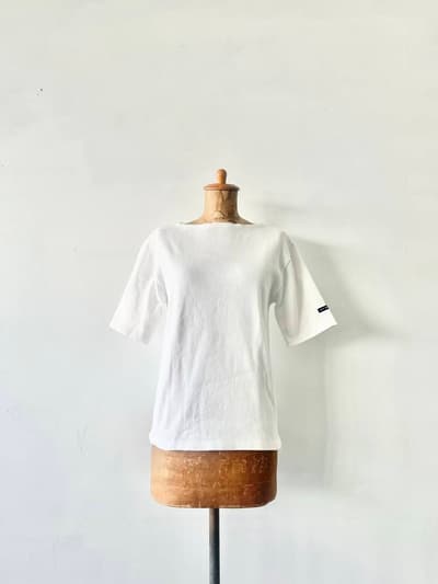 SAINTJAMES　半袖　白　ウェッソン　サイズ38 画像1