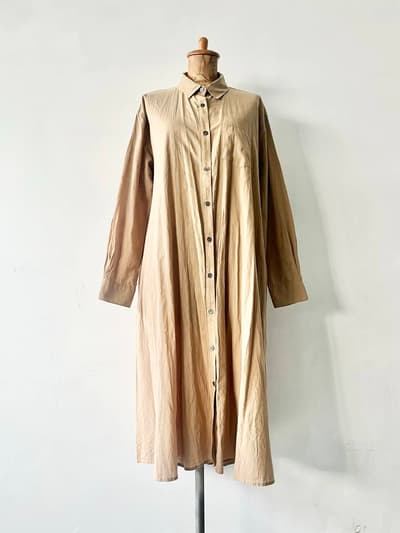 Mid-umi　シャツワンピース　コットン　 画像1
