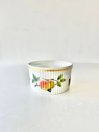 【英ヴィンテージ】Royal Worcester　ココット　14cm 画像1