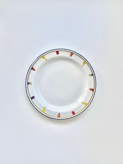 【美品】Richard Ginori　クリッパー　国旗皿　21cm 画像1