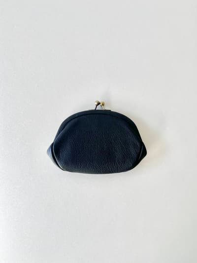【美品】ANVOCOEUR 　マリエッタ ショートウォレット  財布 小さめ がま口 本革  画像1