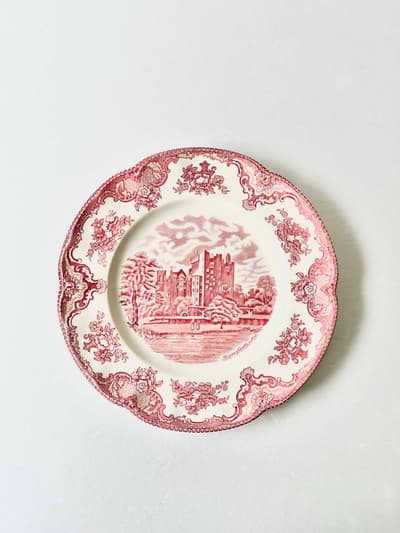 【英ヴィンテージ】Johnson Bros Old Britain　25cmプレート  2 画像1