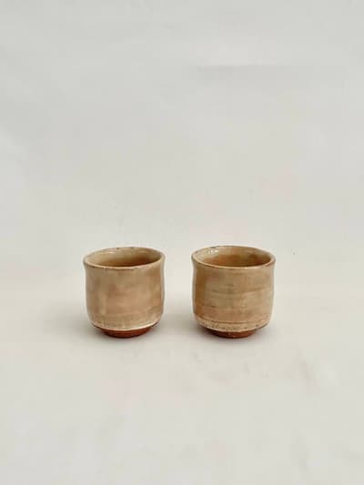 【美品】萩焼　坂田泥華窯　酒器　2点セット 画像1