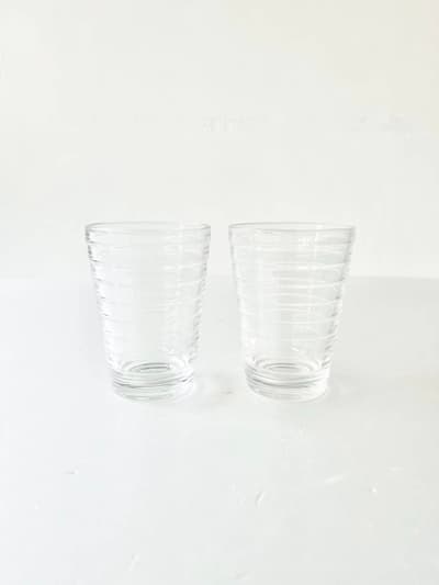 【北欧】iittala 　Aino Aalto 　ハイボール  ペア  クリア 画像1