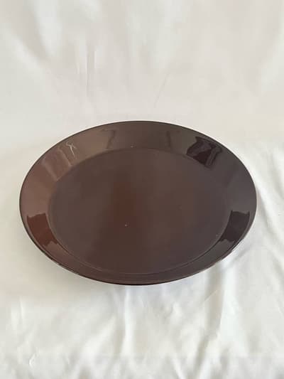 【北欧】iittala 　TEEMA　26cm　ブラウン　プレート　2 画像1