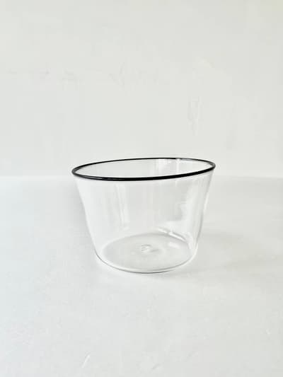 【美品】黒川登紀子　ガラスボウル 画像1