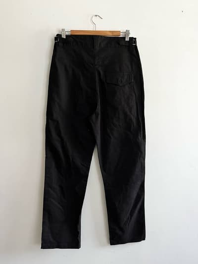 フレンチチャイナ　パンツ　シャンハイ　綿100％　ブラック 画像1