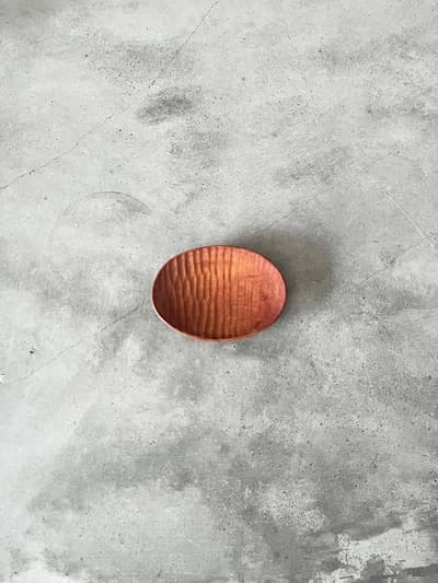 【美品】イクラ木工　楕円豆皿・小（サクラ） 画像1