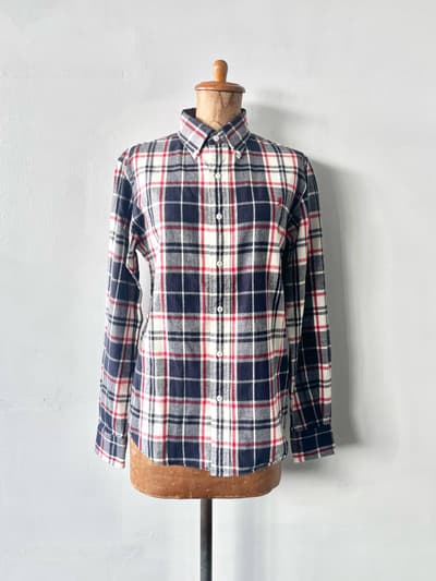 Gymphlex　チェックシャツ　コットン　サイズS 画像1