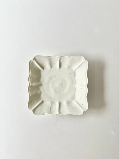 【美品】境知子　レリーフプレート　6寸 画像1