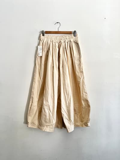 【美品】HARVESTY　CIRCUS CULOTTES　サーカスキュロット　アイボリー　A21609 画像1