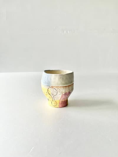 【美品】馬川祐輔　湯呑 画像1
