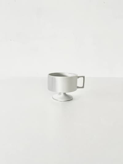 アンティーク　コーヒーカップ　白　① 画像1