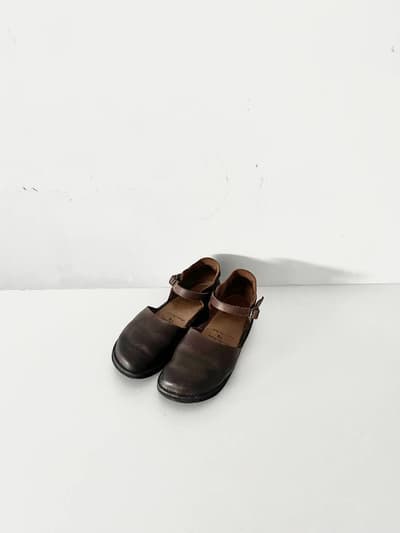 AURORA SHOES 　New Chinese 　茶　サイズ７C 画像1