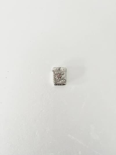 【仏アンティーク】ノートルダム　モノグラム入り　ヤドリギ　ヴェスタケース　マッチケース　 画像1