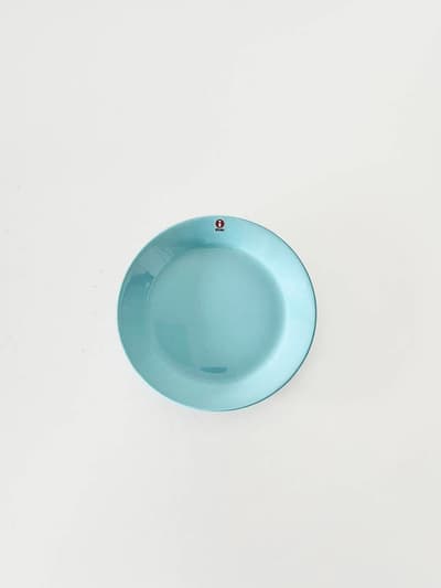 【北欧】美品　iittala 　ティーマ　ターコイズ　17cm　プレート 画像1