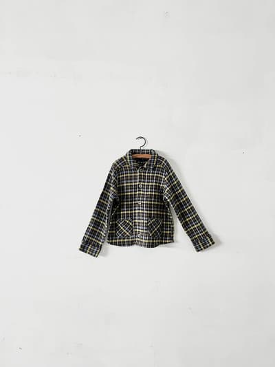 【未使用】【Kid's】FITH WORKS　チェック柄シャツ　110cm 画像1