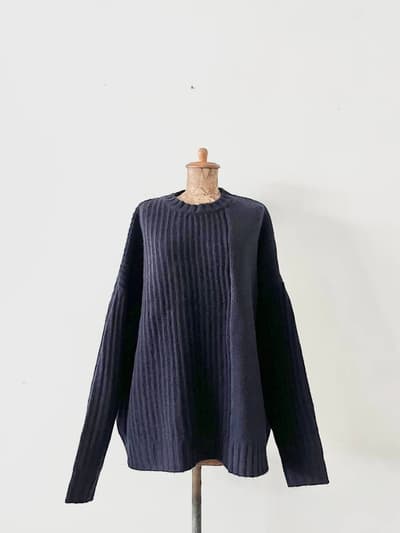 JOURNAL STANDARD luxe　ラムMIX クルーネックプルオーバー　フリーサイズ 画像1