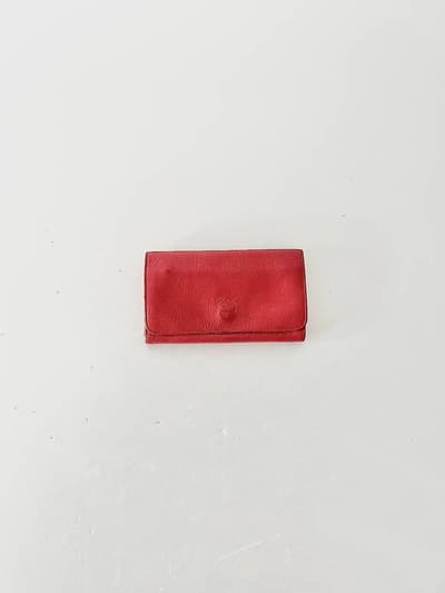 IL BISONTE　  ロングウォレット　 レッド 画像1