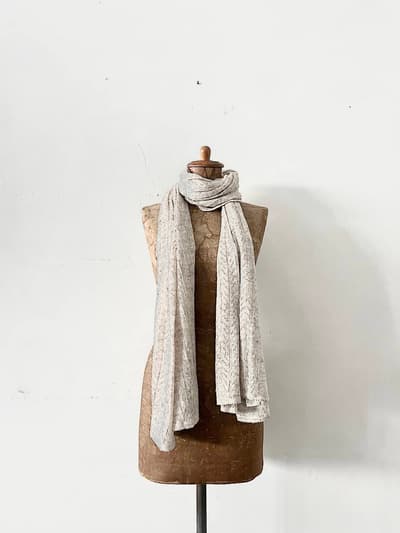 MARGARET HOWELL　ニットストール　リネン　シルク 画像1