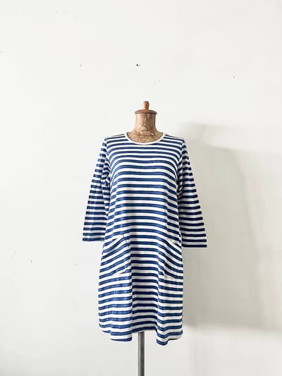 marimekko　ボーダーワンピース　160cm 画像1