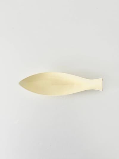【北欧】Royal Copenhagen　さかなプレート　イエロー 画像1