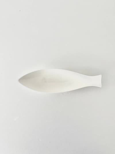 【北欧】Royal Copenhagen　さかなプレート　ホワイト 画像1