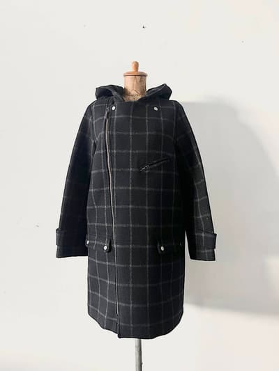 【美品】TODAYFUL　チェック柄コート　サイズ38 画像1