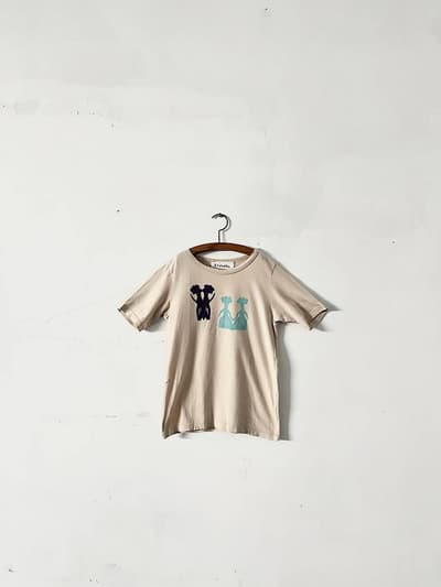 【KIDS】mina perhonen　Mrs Cloud　カットソー　130 画像1