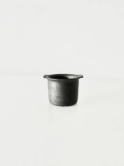【美品】橋本忍　耐熱鉄黒ココット　① 画像1