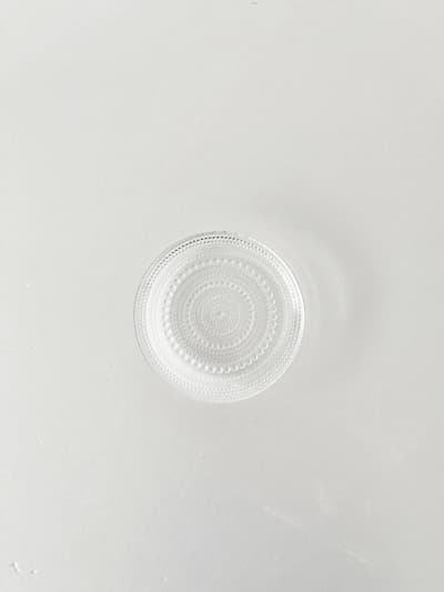 【北欧】iittala　カステヘルミ　17cm　プレート　クリア　① 画像1