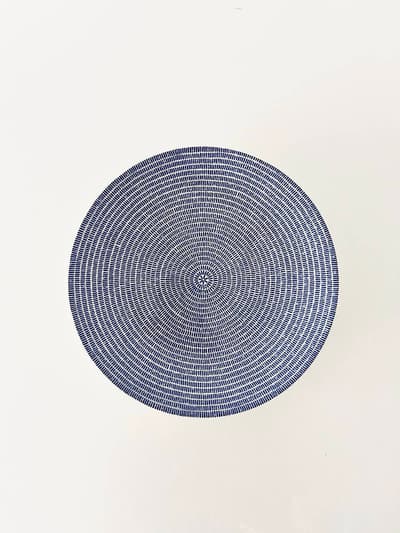 【北欧】iittala 　24ｈ　avec　26cmプレート　ブルー　① 画像1